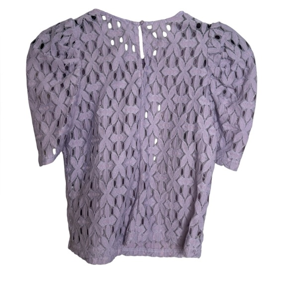 Lavender Lace Women Top Size M - Picture 2 of 7